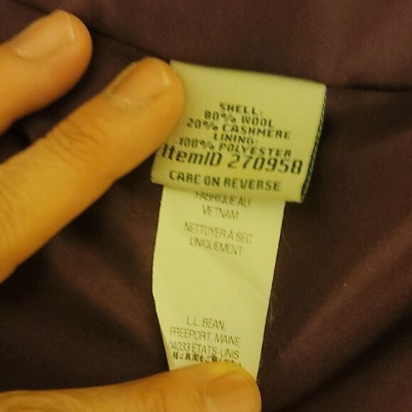 Ll bean wool Blazer size 16 - Picture 8 of 12